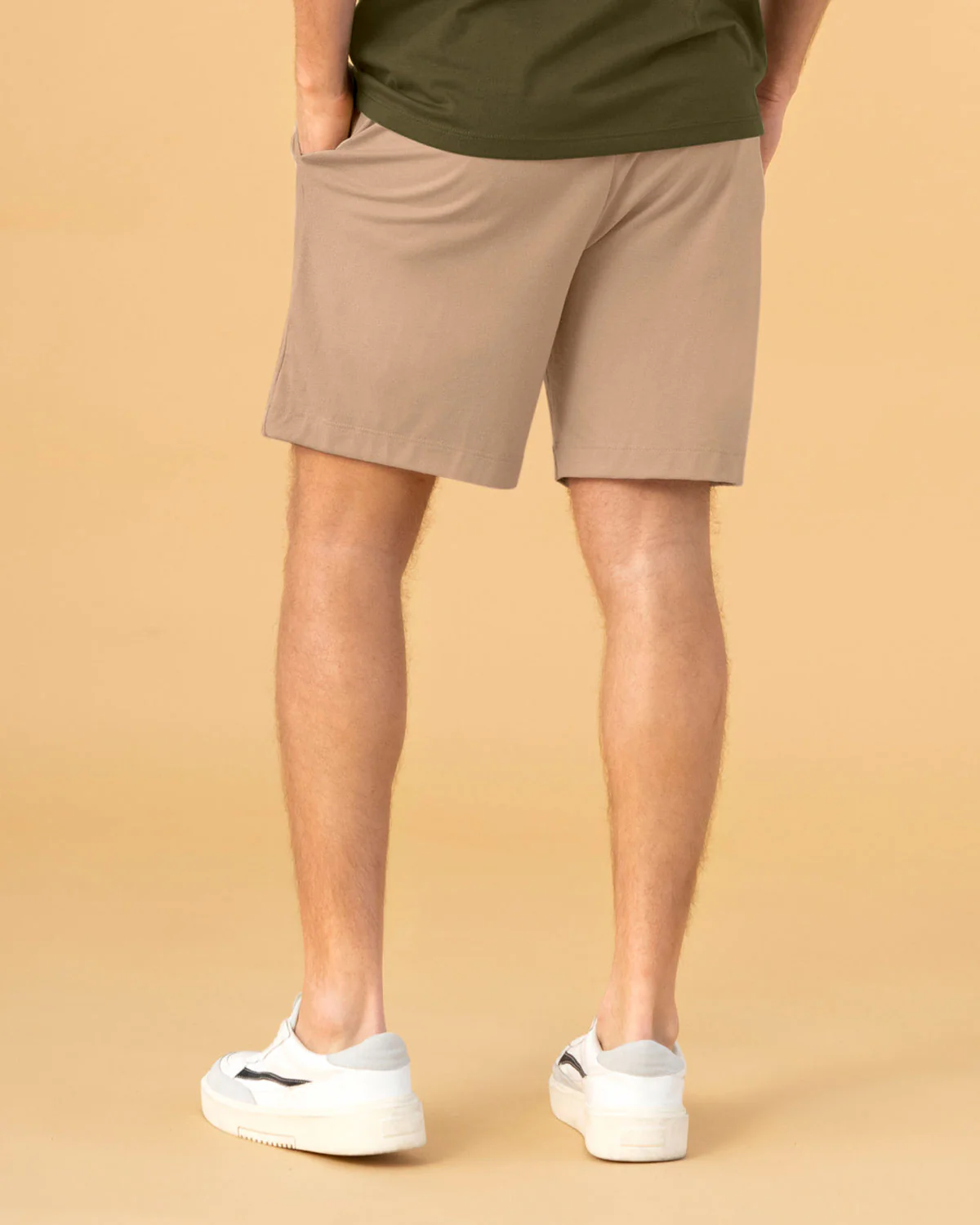 Bermuda con elástico en cintura para hombre - Image 5