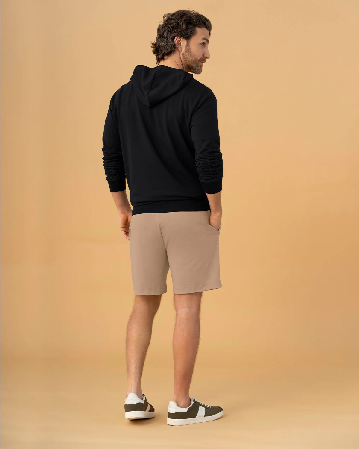 Bermuda con elástico en cintura para hombre - Image 7