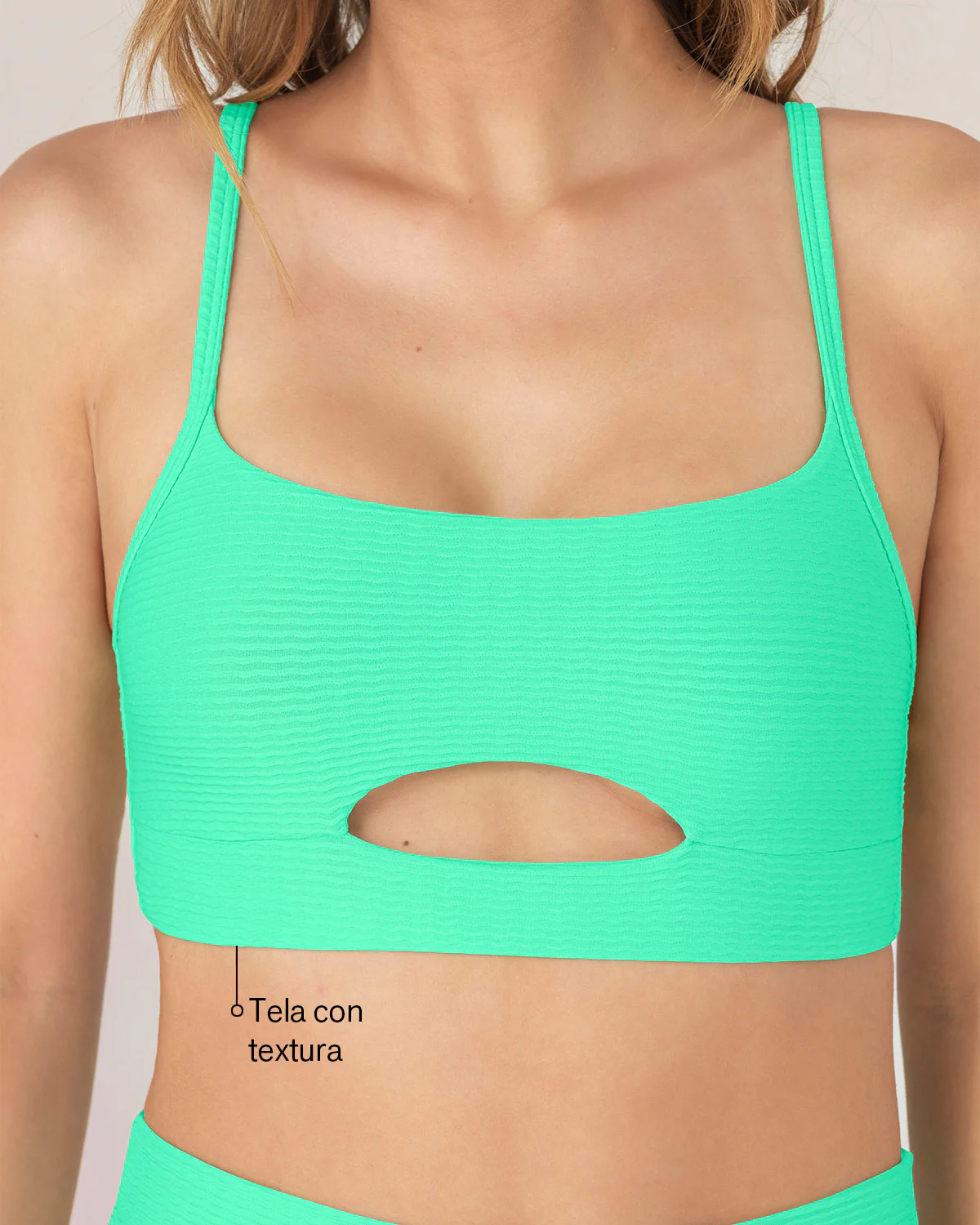 Bikini top + short de tiro alto - Image 3