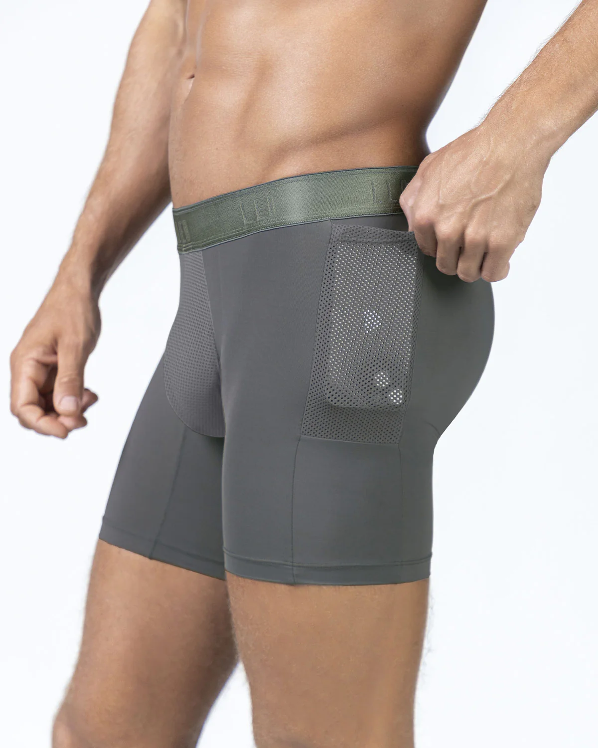 Bóxer deportivo con bolsillo lateral en microfibra - Image 19