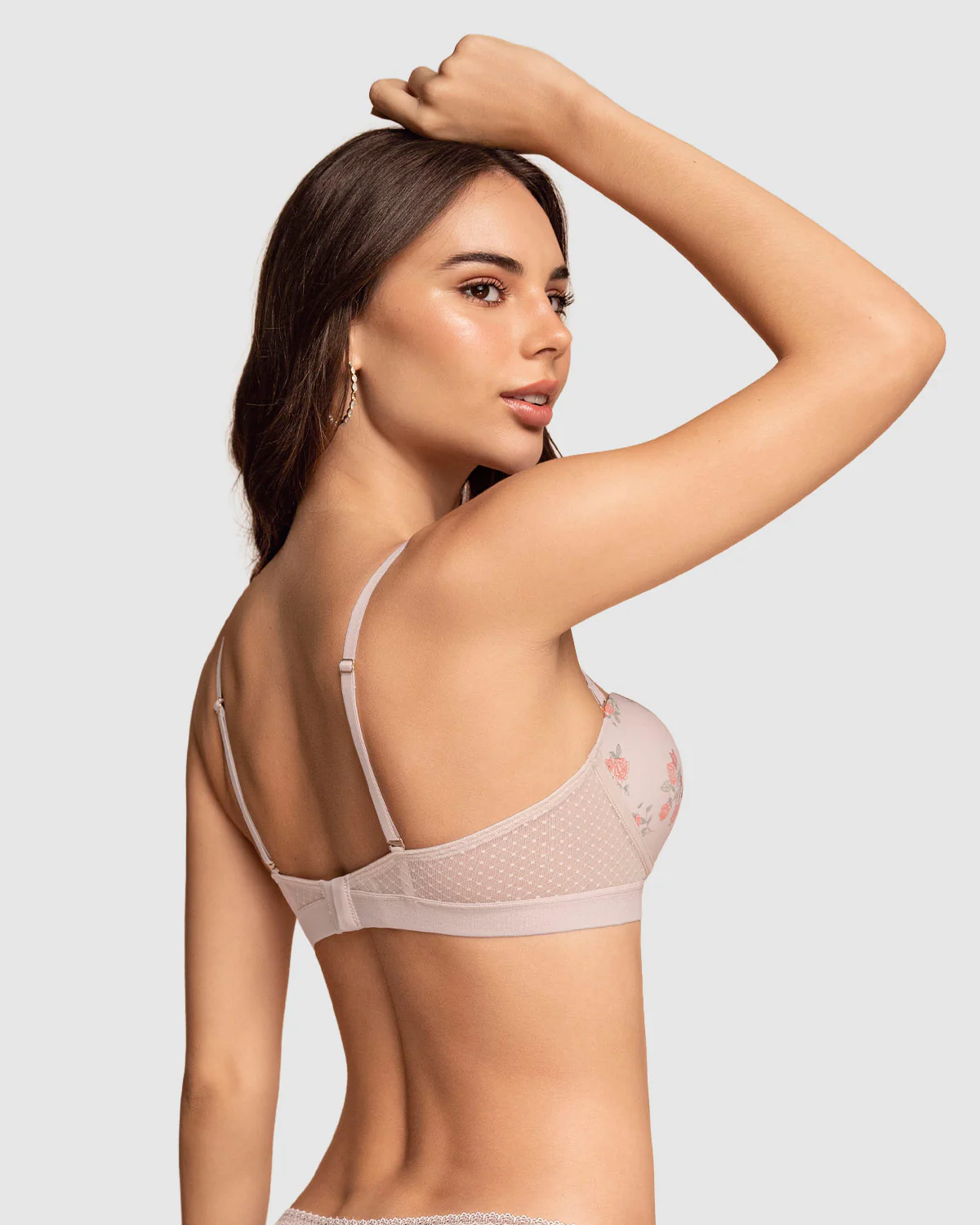 Brasier balconet con realce medio y espalda en tul - Image 10