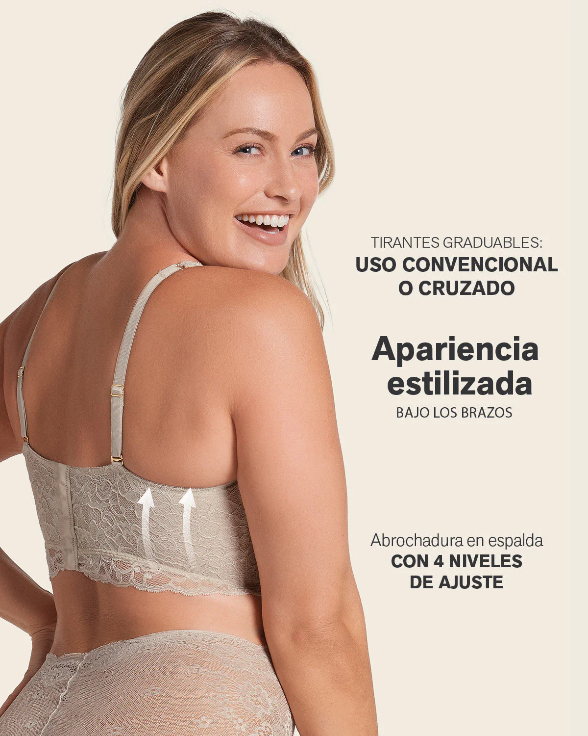 Brasier en encaje ideal para busto pesado Sexy Support - Image 5