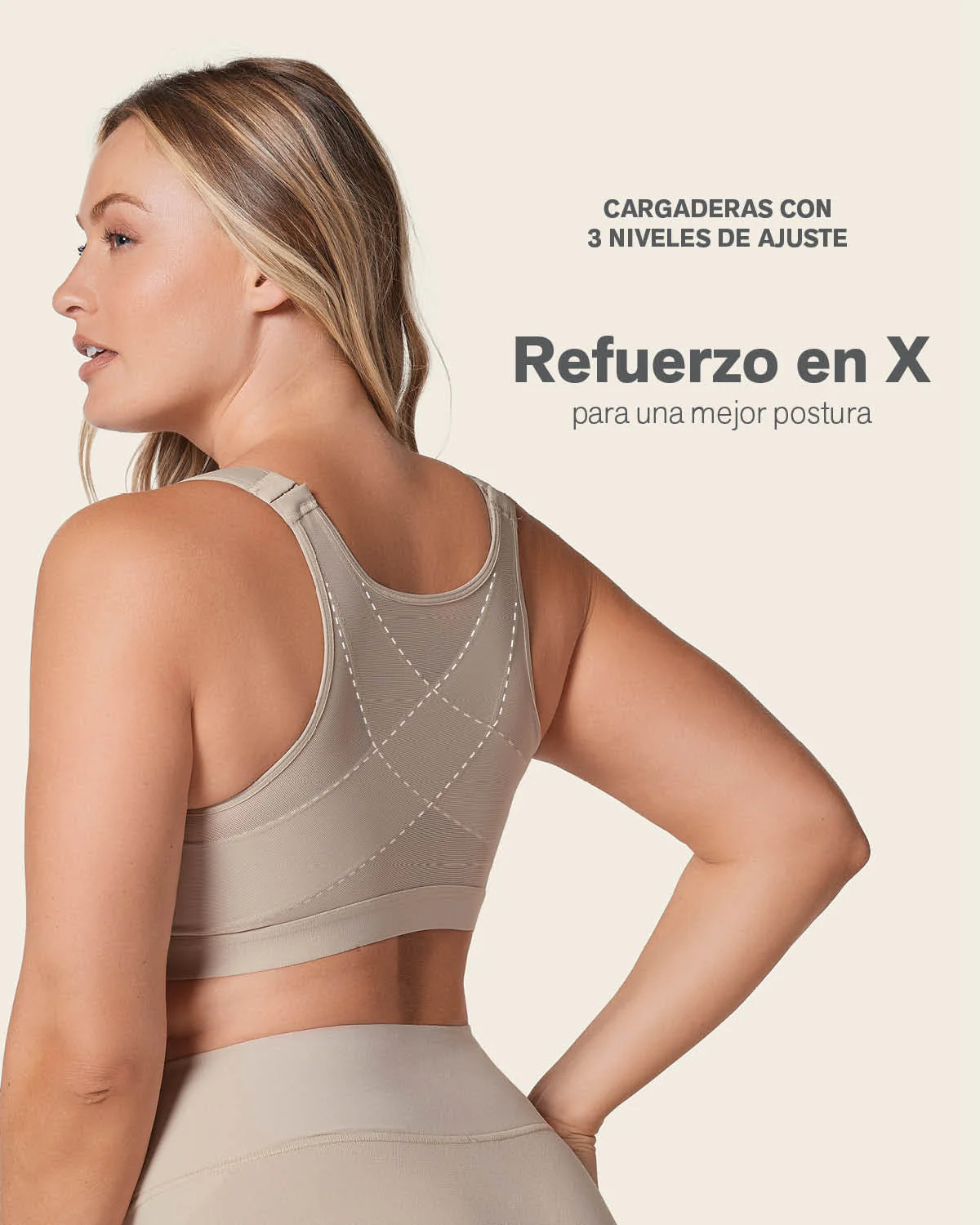 Brasier facilitador de postura con control de volumen del busto Multi/Functional - Image 23