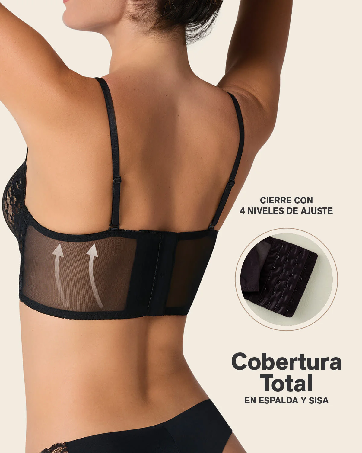 Brasier tipo bralette en encaje y transparencias - Image 22