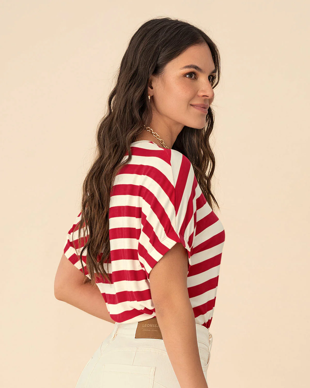 Camiseta básica manga corta con elástico ancho - Image 11
