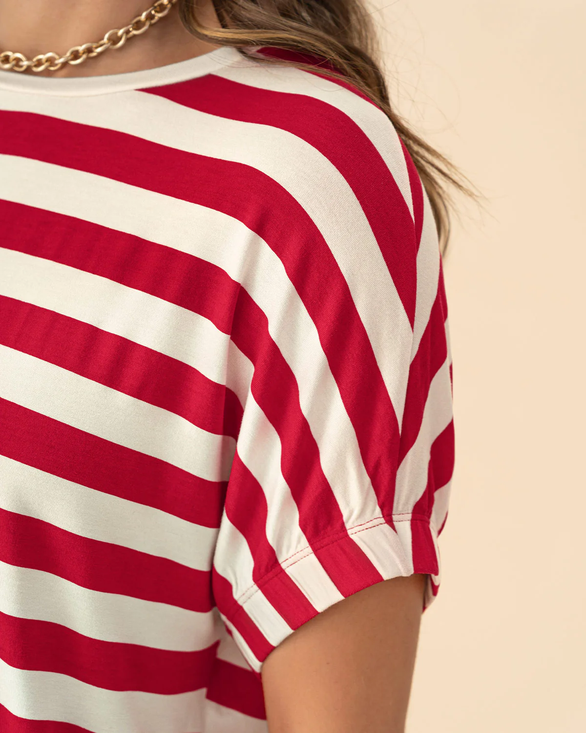 Camiseta básica manga corta con elástico ancho - Image 12
