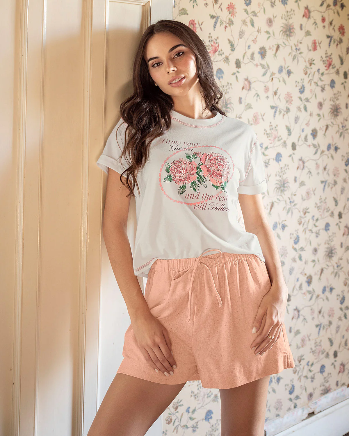 Camiseta básica manga corta con estampado - Image 4