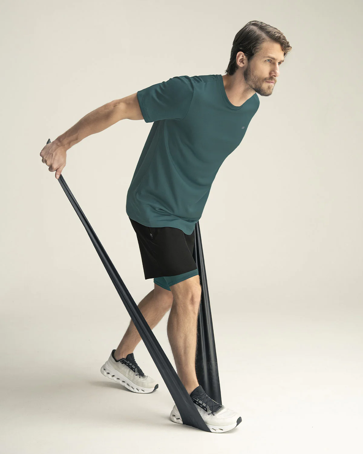 Camiseta deportiva masculina semiajustada de secado rápido - Image 12
