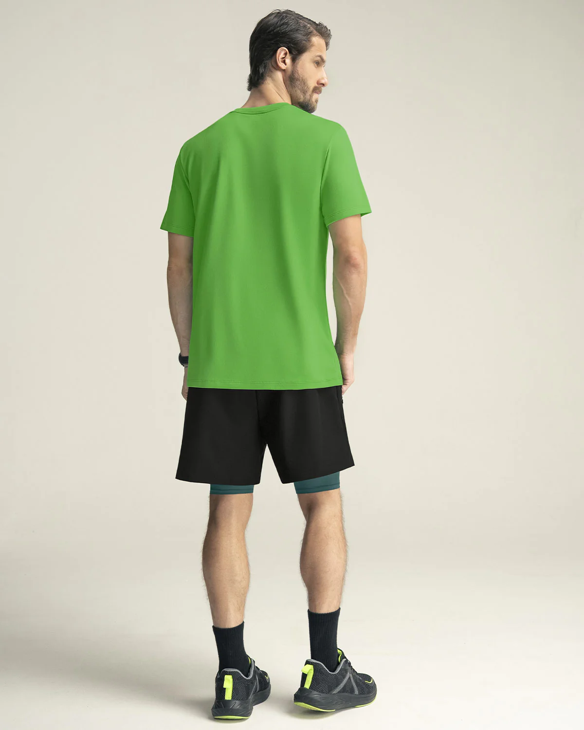 Camiseta deportiva masculina semiajustada de secado rápido - Image 8