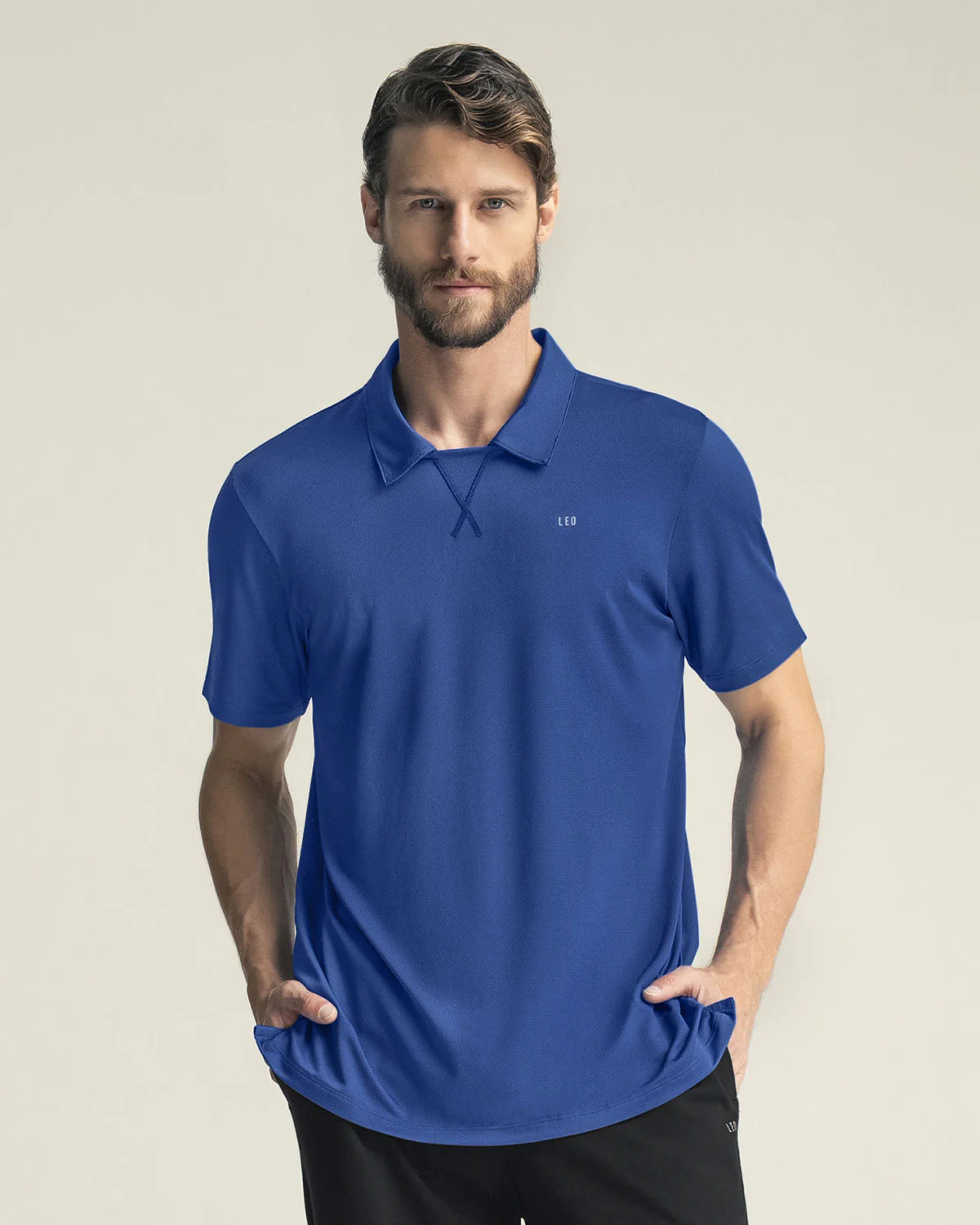 Camiseta deportiva transpirable con cuello tipo polo - Image 11