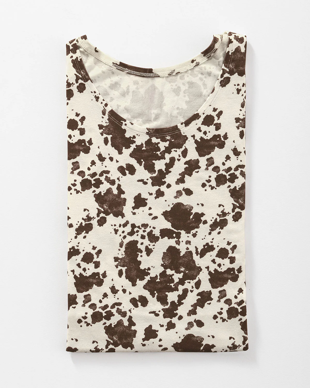 Camiseta manga corta estampada silueta semiajustada para mujer
