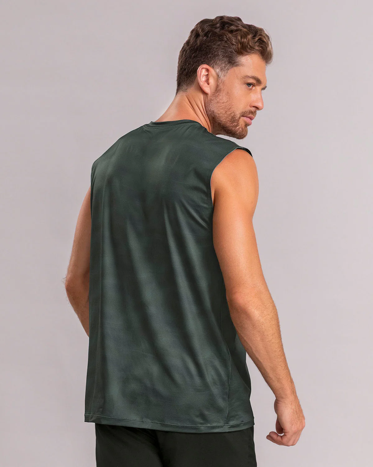 Camiseta manga sisa deportiva y de secado rápido para hombre - Image 12
