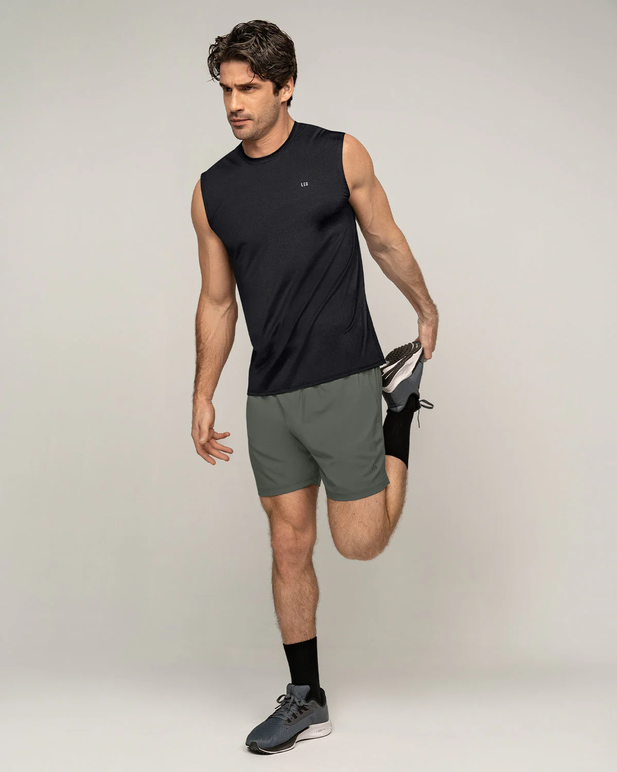 Camiseta manga sisa deportiva y de secado rápido para hombre - Image 3