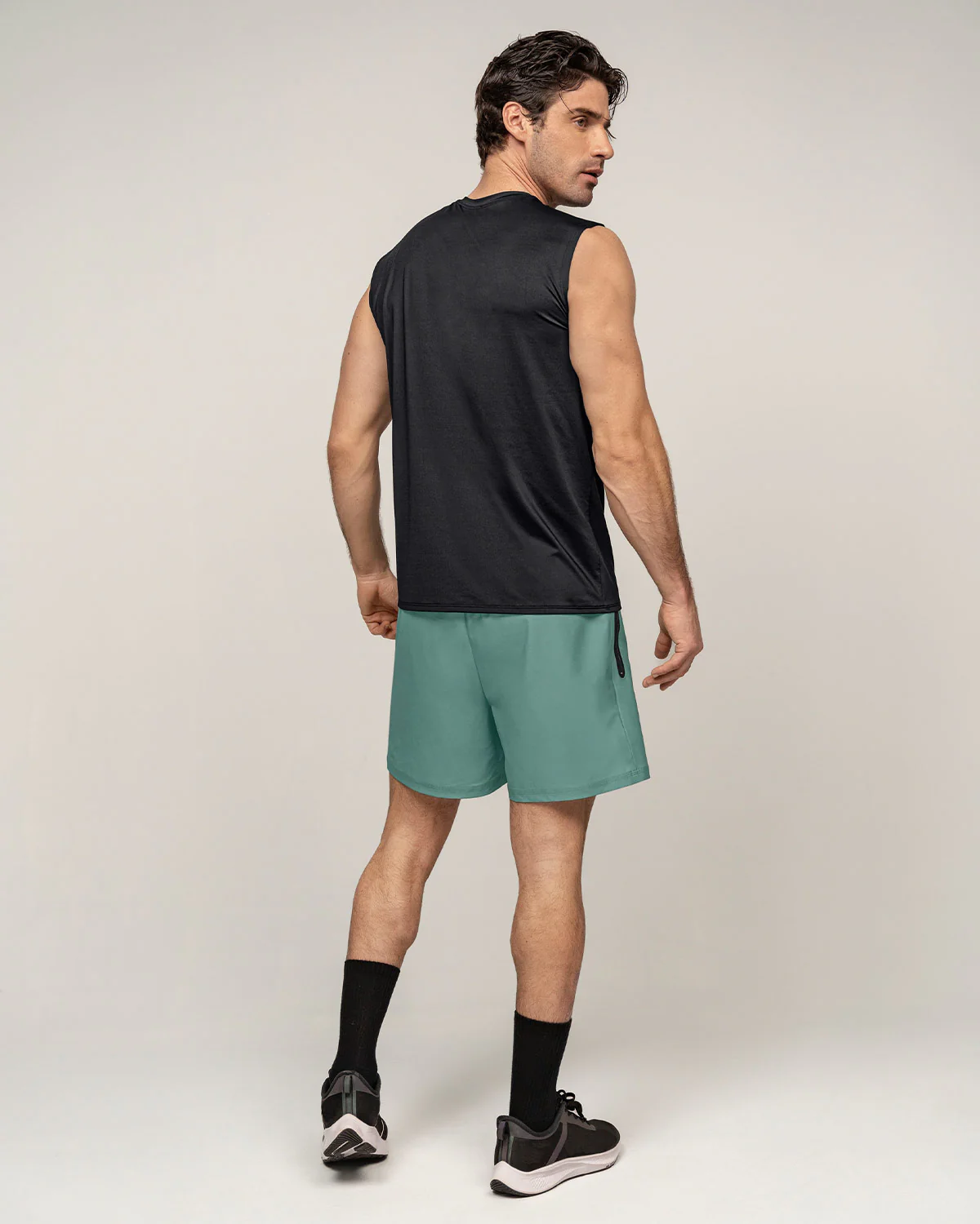 Camiseta manga sisa deportiva y de secado rápido para hombre - Image 4