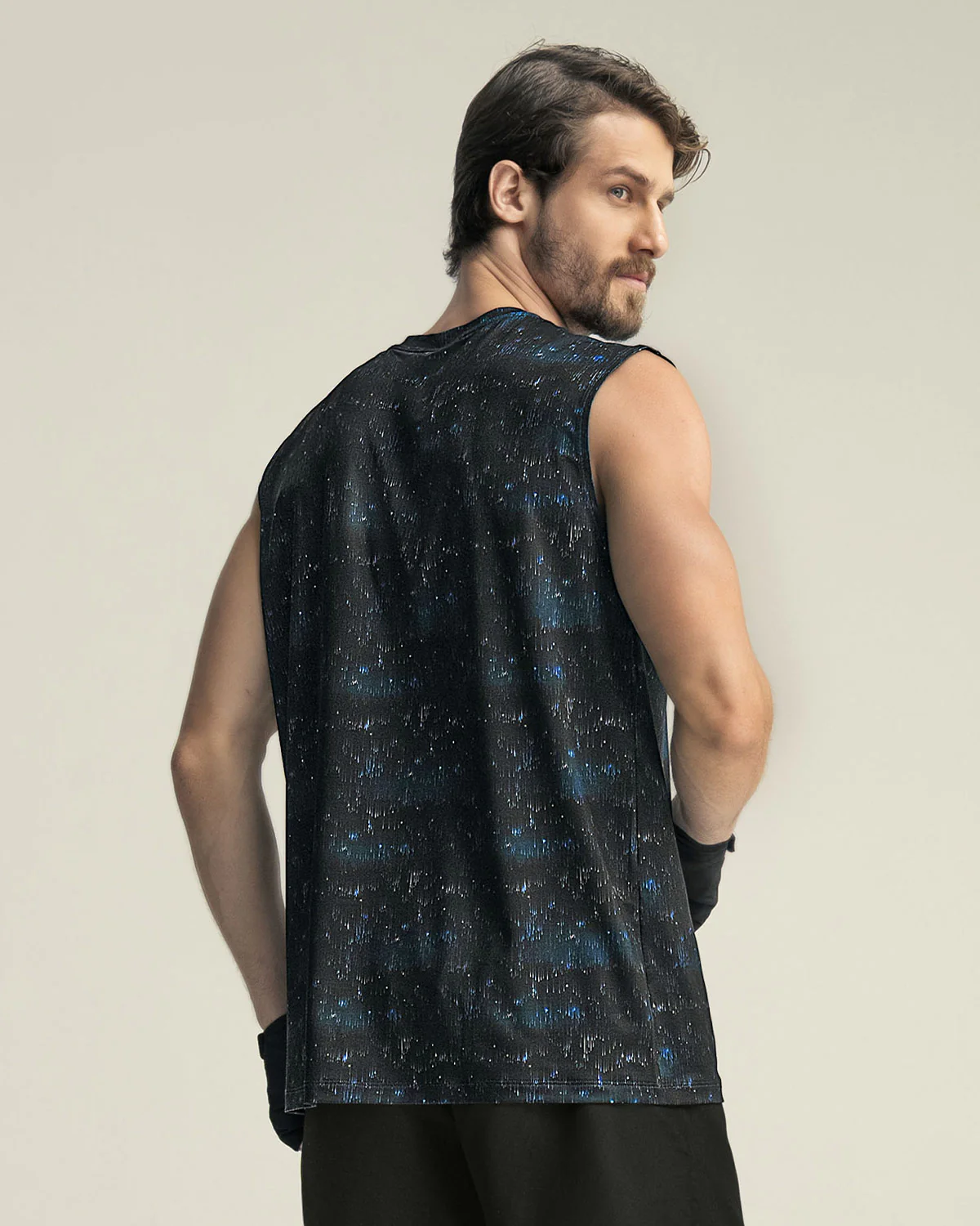 Camiseta manga sisa deportiva y de secado rápido para hombre - Image 7