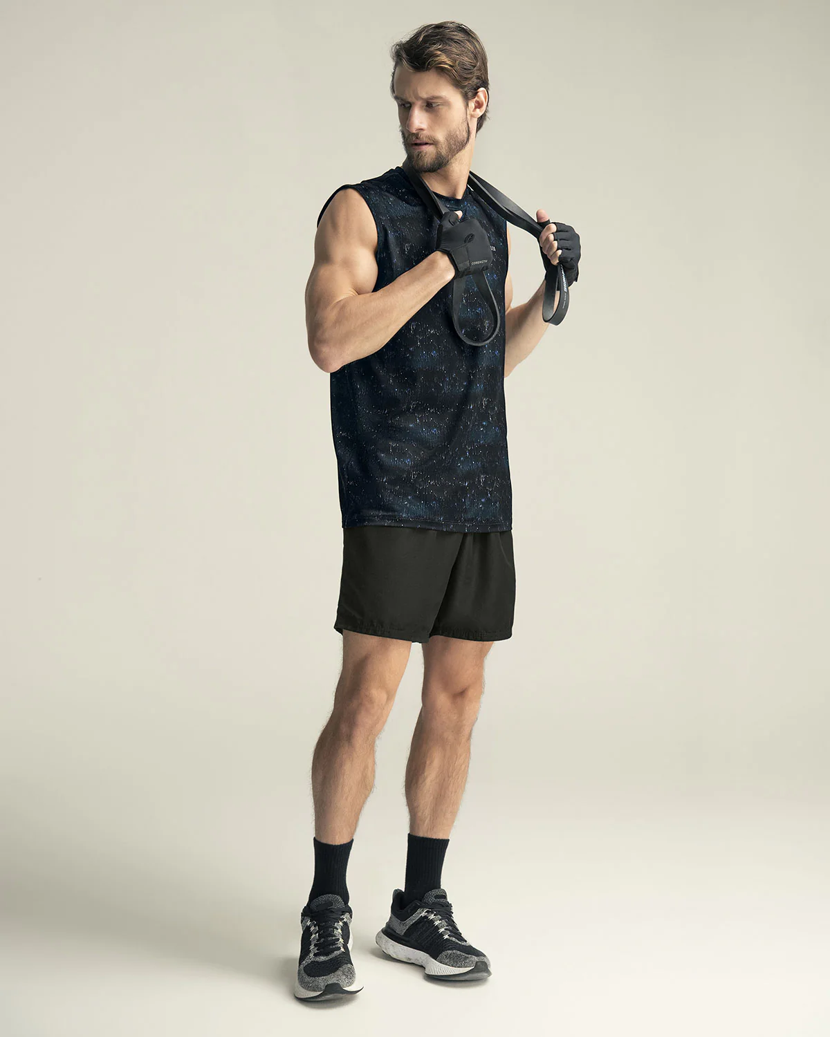 Camiseta manga sisa deportiva y de secado rápido para hombre - Image 9