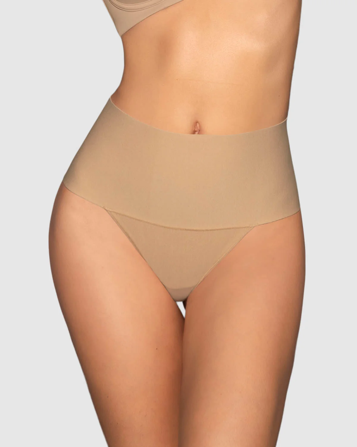 Panty faja brasilera con fajón ancho de control fuerte tiro alto - Image 7