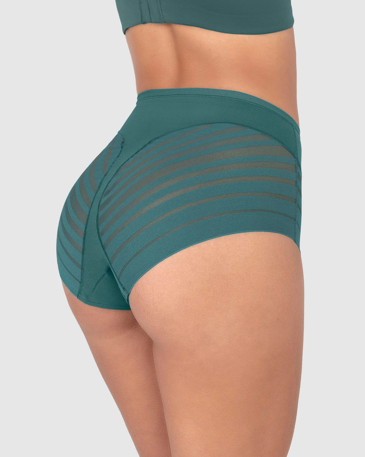 Panty faja clásico con control moderado de abdomen y bandas en tul - Image 26