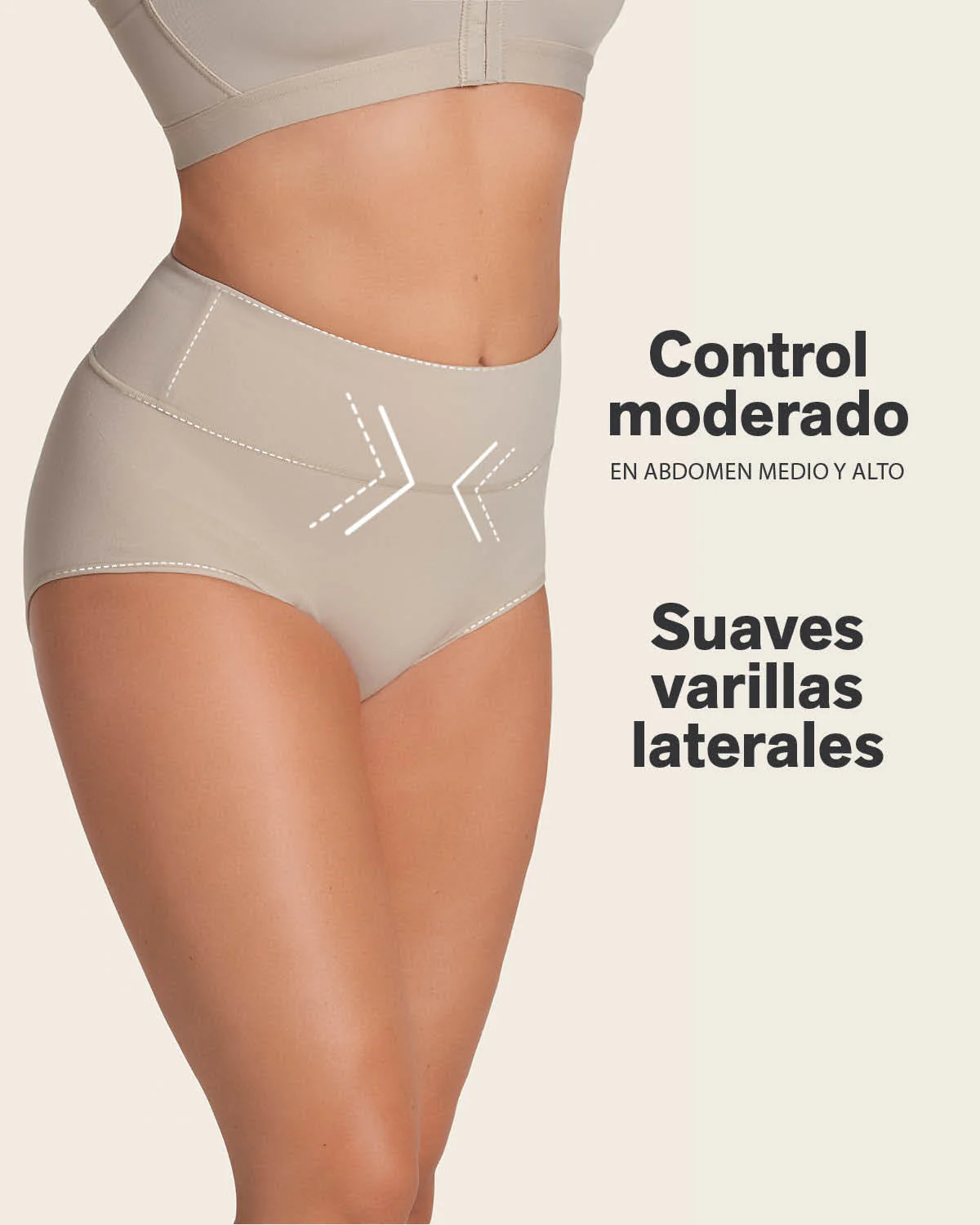 Panty faja de control moderado tiro alto en SkinFuse - Image 6