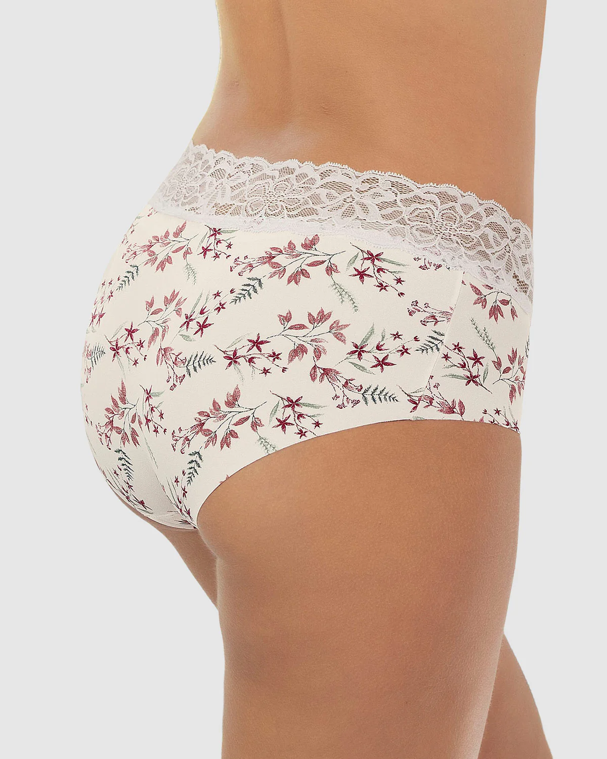 Panty hípster en tela ultraliviana con franja de encaje - Image 47