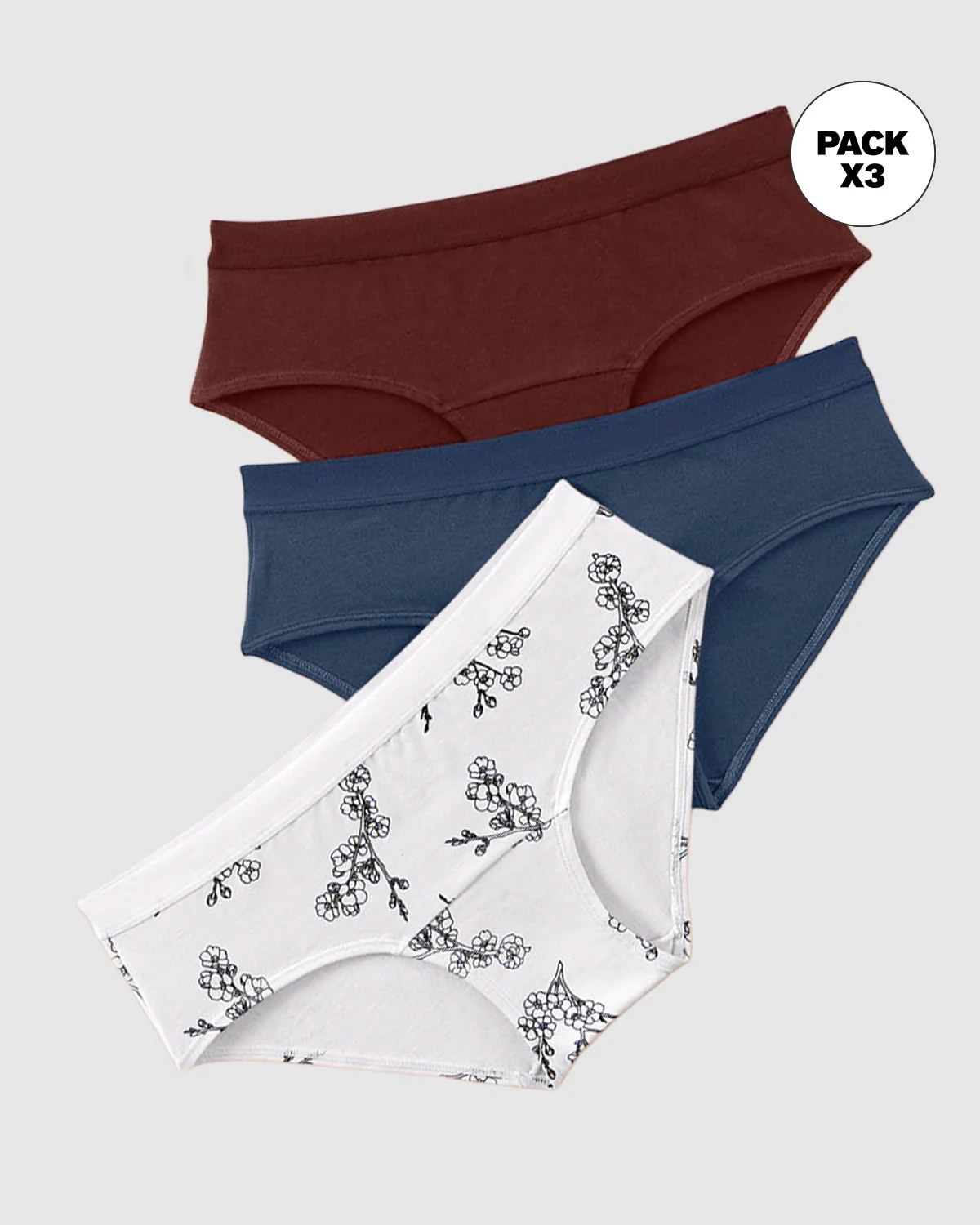 Paquete x 3 panties estilo hípster en algodón - Image 6