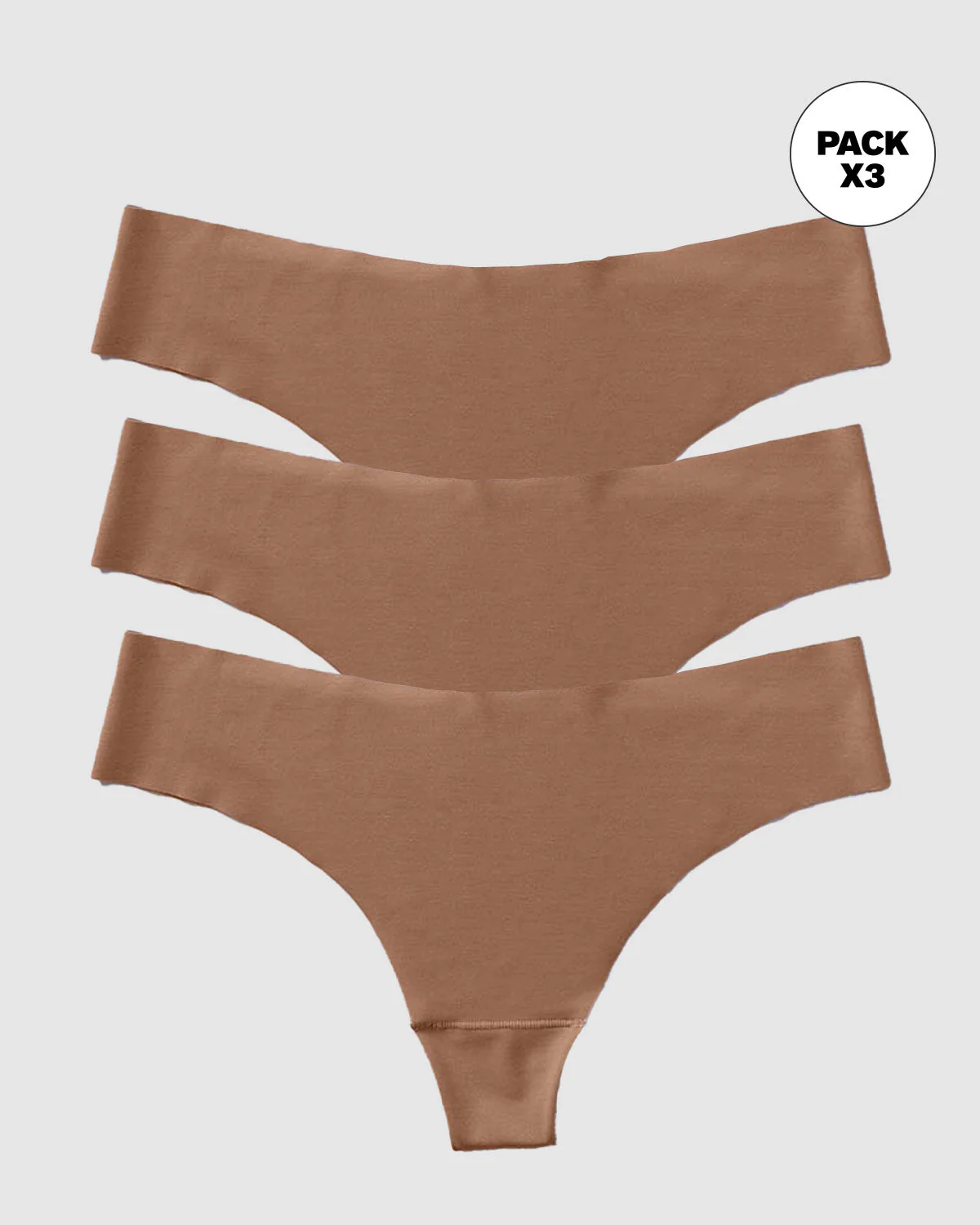 Paquete x 3 panties brasileras invisibles ultraplanos sin elásticos y de pocas costuras - Image 11