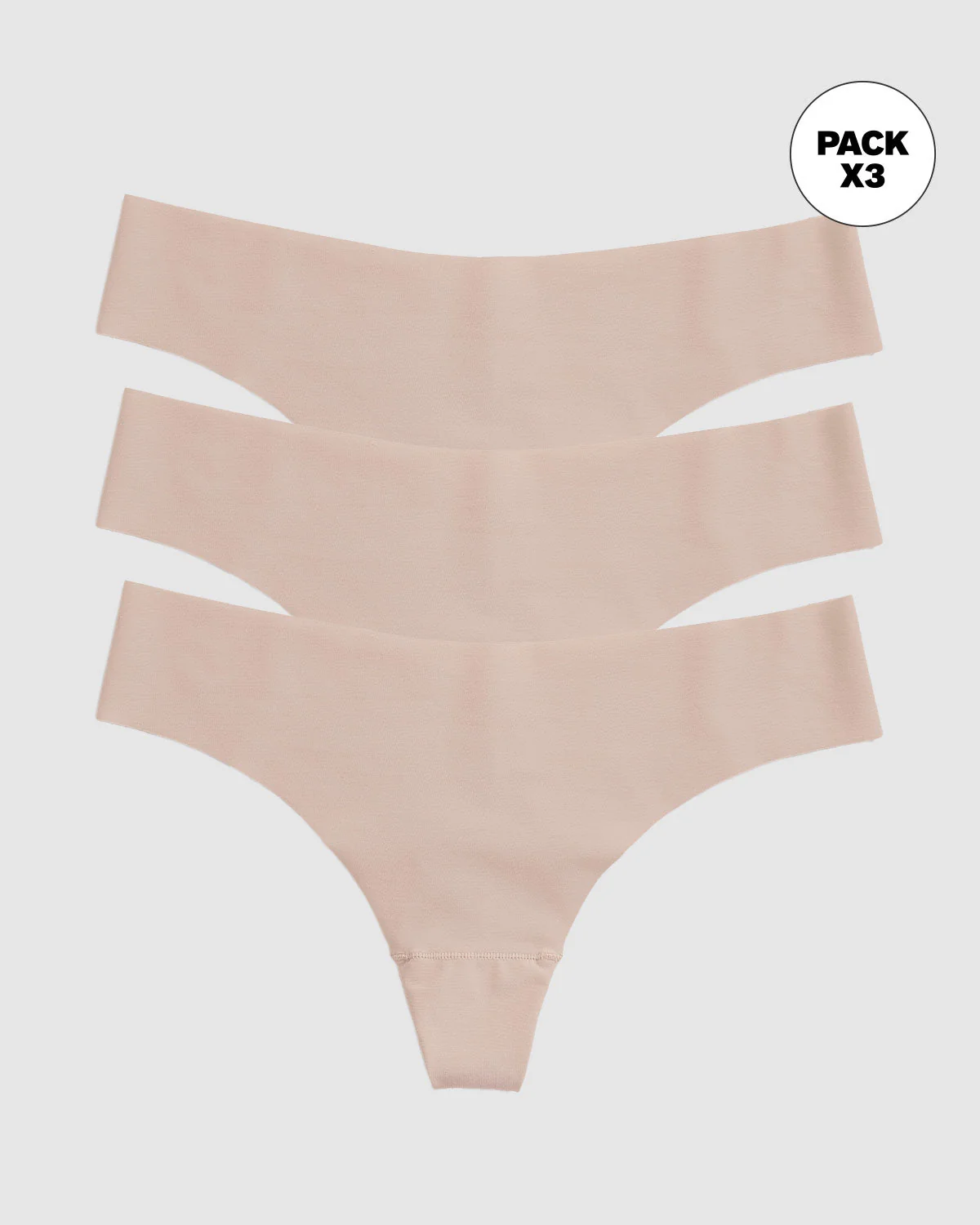 Paquete x 3 panties brasileras invisibles ultraplanos sin elásticos y de pocas costuras - Image 6